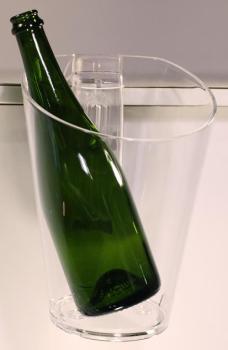 Seau à champagne Table transparent avec support de