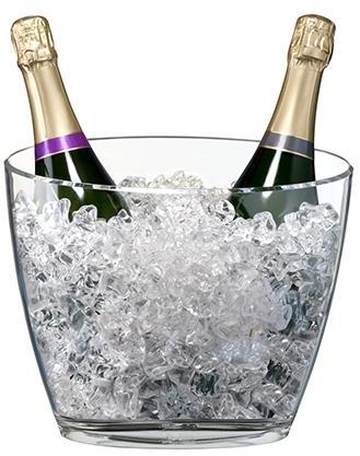 Seau à champagne Acryl pour 2 bouteilles de vin PR