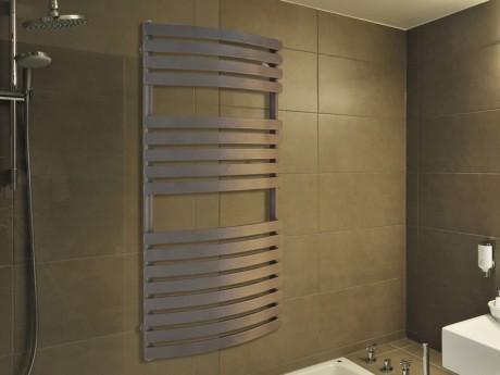 Radiateur sèche serviettes mixte LIGNO - gris - 12