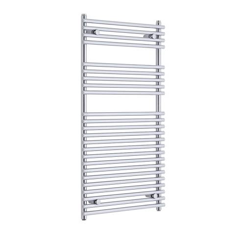 Radiateur Sèche-Serviettes Plat Acier Chromé 115 x