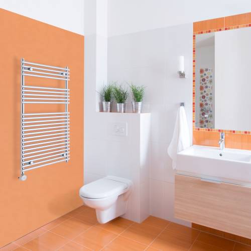 Radiateur Sèche-Serviettes Électrique Chromé 115 x