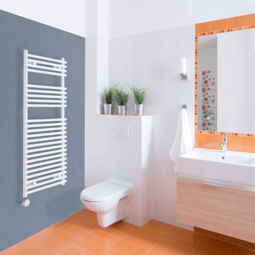 Radiateur Sèche-Serviettes Électrique Blanc 115 x