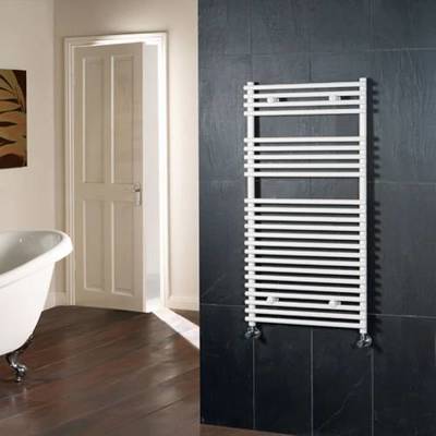 Sèche-Serviettes Design Acier Blanc Plat Moderne 1