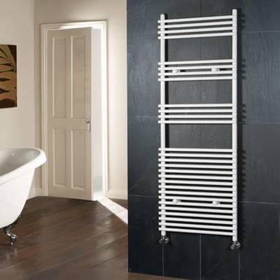 Radiateur Sèche-Serviettes Plat Acier Blanc Modern
