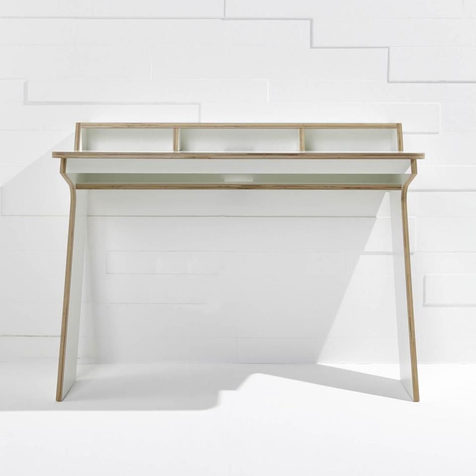 Slope - Secrétaire - blanc/3 ouvert case/1 connect