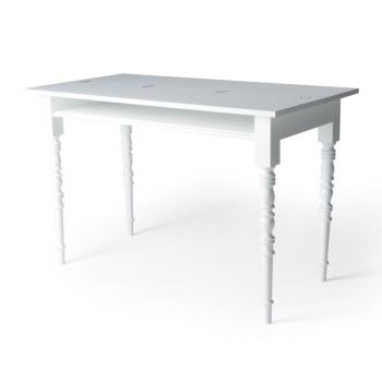 Two Tops Secretary - Table Bureau - blanc white wash Two Tops Secretary - Table