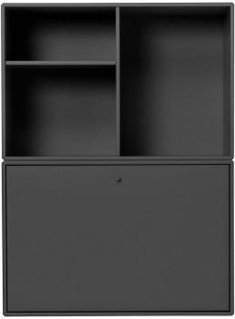 Note - Bar de salon secrétaire H 93 6cm - anthracite Note - Bar de salon secrétaire