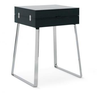 Zelos - Petit Bureau - noir brillant sous-main en cuir Zelos - Petit Bureau - noir