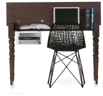 Two Tops Secretary - Table Bureau - wenge teinté 120x60xcm Two Tops Secretary - Table