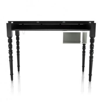 Two Tops Secretary - Table Bureau - noir RAL 9005 laqué Two Tops Secretary - Table