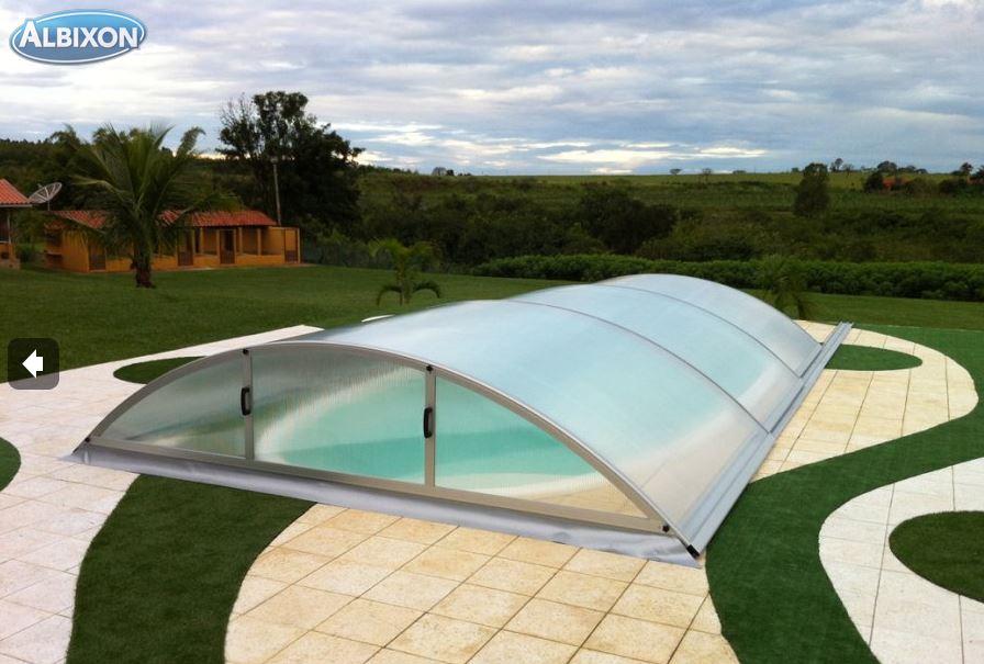 Abri piscine KLASIK SMART A : 360 x 643 x 100 cm