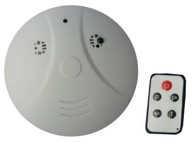 Caméra Espion dans Factice Détecteur de Fumée