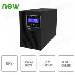 UPS 1000VA / 900W LCD Monophasé - Série Ares Onlin