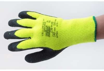 Gants de manutention anti-froid haute visibilité j