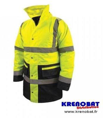 Parka Blouson haute visibilité classe 3, 2 tons, M