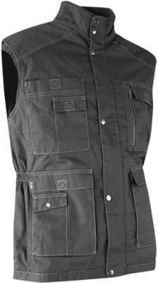 Gilet sans manches multipoches doublé polaire, tra