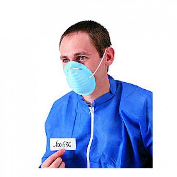 Masques coquille bleu 2 plis