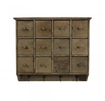 ETAGERE MURALE SEMAINIER CHIFFONNIER GRAINETIER BOIS ETAGERE MURALE SEMAINIER CHIFFONNIER