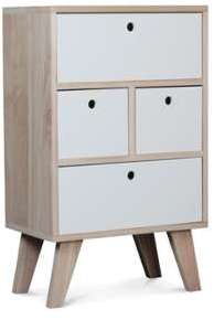 Commode en bois scandinave - SOULA 4 TIROIRS