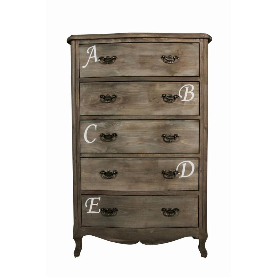 MEUBLE SEMAINIER CHIFFONNIER GRAINETIER BOIS 5 TIROIRS MEUBLE SEMAINIER CHIFFONNIER