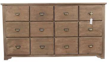 MEUBLE SEMAINIER CHIFFONNIER GRAINETIER BOIS 12 TI