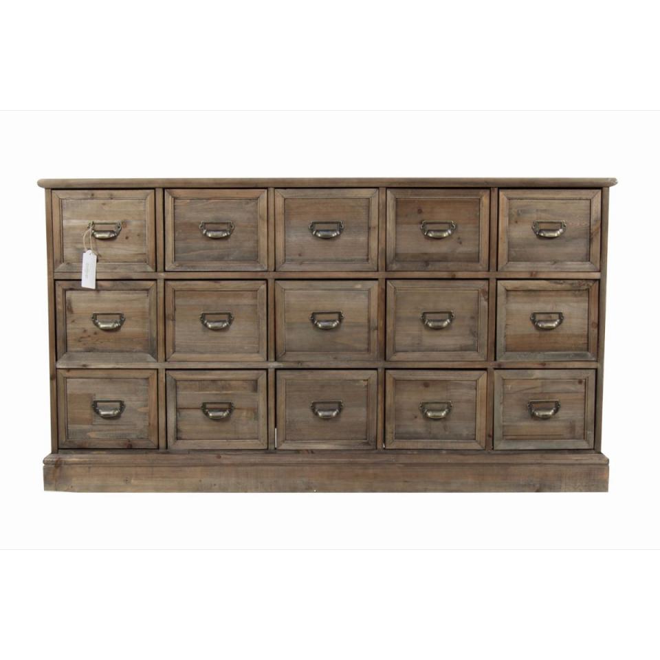 MEUBLE SEMAINIER CHIFFONNIER GRAINETIER BOIS 15 TIROIRS MEUBLE SEMAINIER CHIFFONNIER