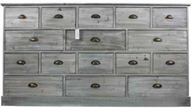 MEUBLE SEMAINIER CHIFFONNIER GRAINETIER BOIS 16 TIROIRS MEUBLE SEMAINIER CHIFFONNIER