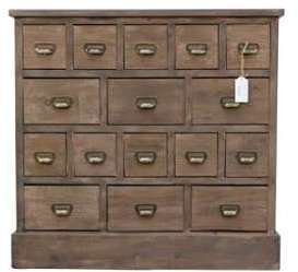MEUBLE SEMAINIER CHIFFONNIER GRAINETIER BOIS 16 TIROIRS MEUBLE SEMAINIER CHIFFONNIER