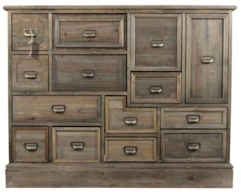MEUBLE SEMAINIER CHIFFONNIER GRAINETIER BOIS 14 TIROIRS MEUBLE SEMAINIER CHIFFONNIER