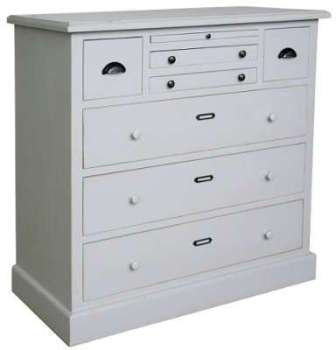 Commode mercerie 7 tiroirs pin massif MYLENE