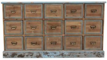 MEUBLE SEMAINIER CHIFFONNIER GRAINETIER BOIS 15 TIROIRS MEUBLE SEMAINIER CHIFFONNIER