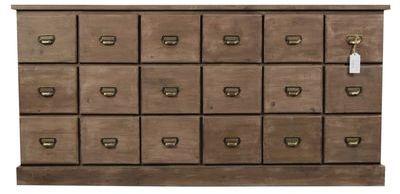 MEUBLE SEMAINIER CHIFFONNIER GRAINETIER BOIS 18 TIROIRS MEUBLE SEMAINIER CHIFFONNIER