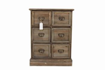 MEUBLE SEMAINIER CHIFFONNIER GRAINETIER BOIS 6 TIROIRS MEUBLE SEMAINIER CHIFFONNIER