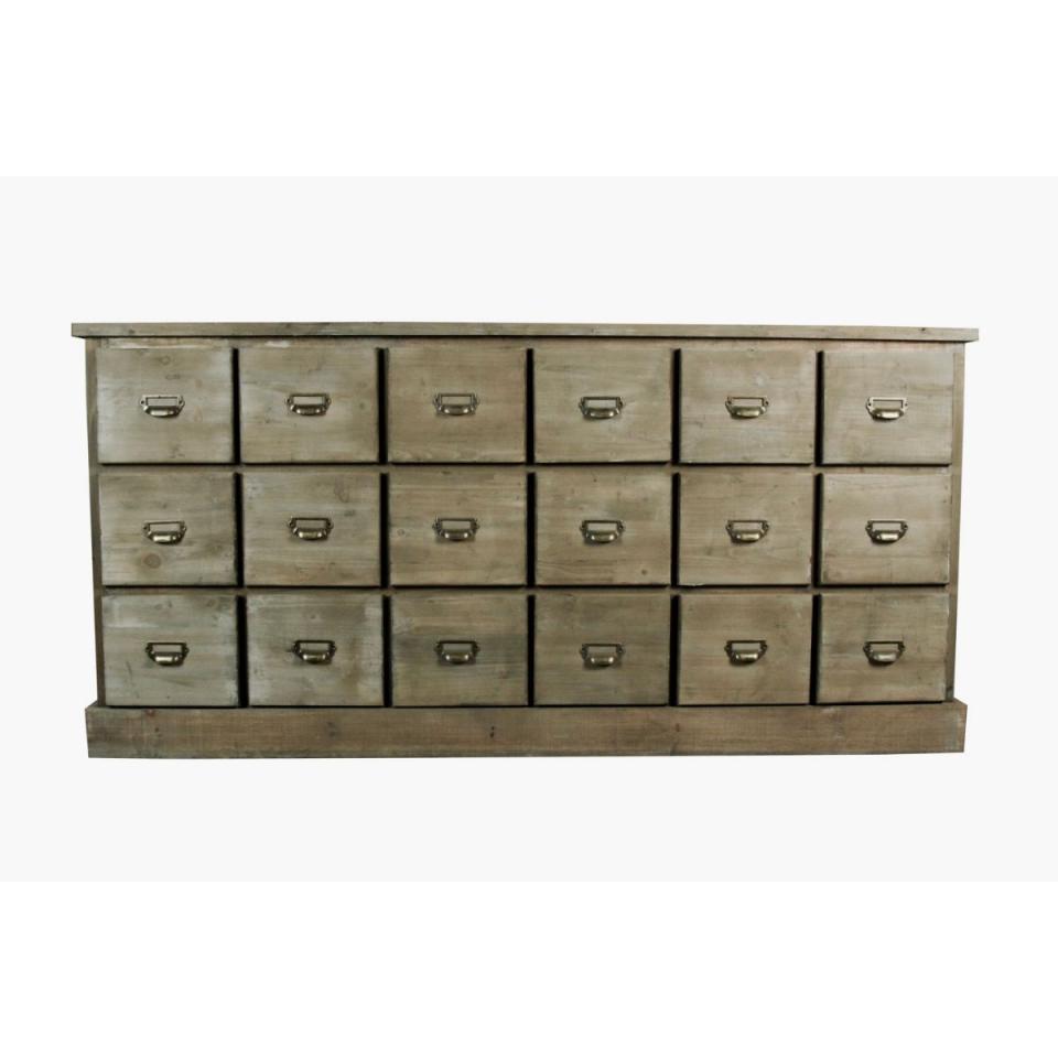 MEUBLE SEMAINIER CHIFFONNIER GRAINETIER BOIS 18 TI