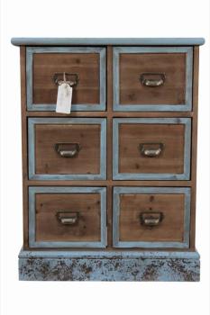 MEUBLE SEMAINIER CHIFFONNIER GRAINETIER BOIS 6 TIROIRS MEUBLE SEMAINIER CHIFFONNIER