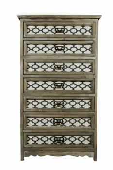 MEUBLE SEMAINIER CHIFFONNIER GRAINETIER BOIS 7 TIROIRS MEUBLE SEMAINIER CHIFFONNIER