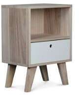 Table de chevet scandinave en bois - SOULA 1 TIROIR Table de chevet scandinave