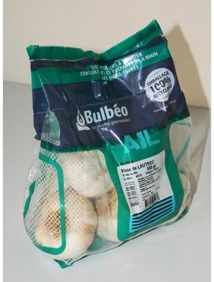 Bulbes d ail rose lautrec calibre 50 500 g Bulbes d ail rose lautrec