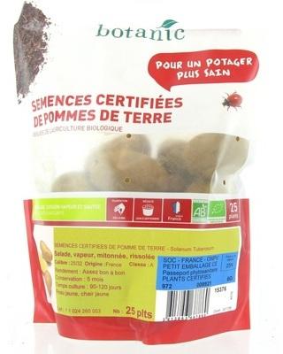 Pommes de terre Amandine bio calibre 0001, 25 plan