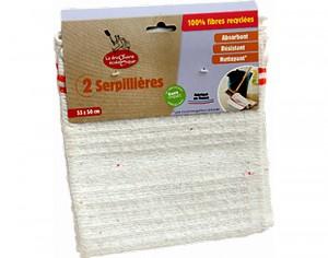 LA DROGUERIE ECOPRATIQUE Lot de 2 Serpillières