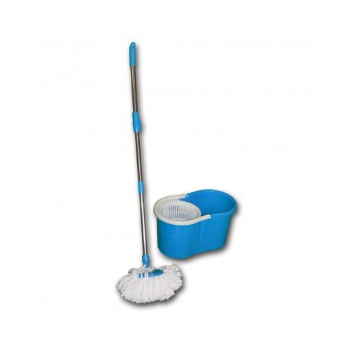 Lifetime Clean Balai Serpillère et Seau Bleu 360°
