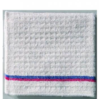Serpillière gaufrée écrue double 100x50cm