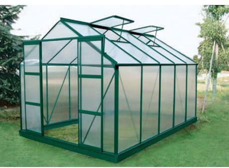 Serre de Jardin en polycarbonate de 9 m² COROLLE I