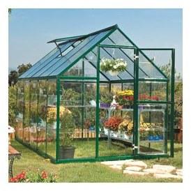 Serre de jardin polycarbonate 6m² verte