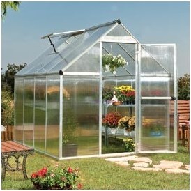 Serre de jardin Mythos polycarbonate 4.60 m² + emb
