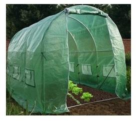 Serre de jardin tunnel 6 m² GALINA hauteur 2 mètre