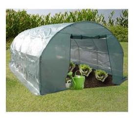 Serre de jardin tunnel 12 m² GALINA hauteur 2 mètr