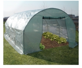 Serre de jardin tunnel 18 m² GALINA hauteur 2 mètr