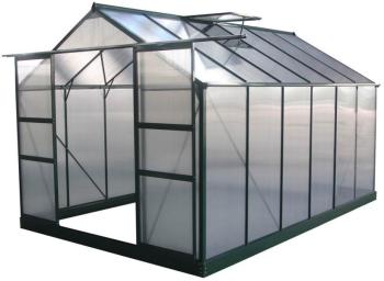Serre jardin polycarbonate Dahlia Vert Sapin 9,24