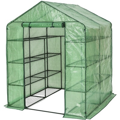 Serre de Jardinage, Abri de Jardin avec Bâche Armé